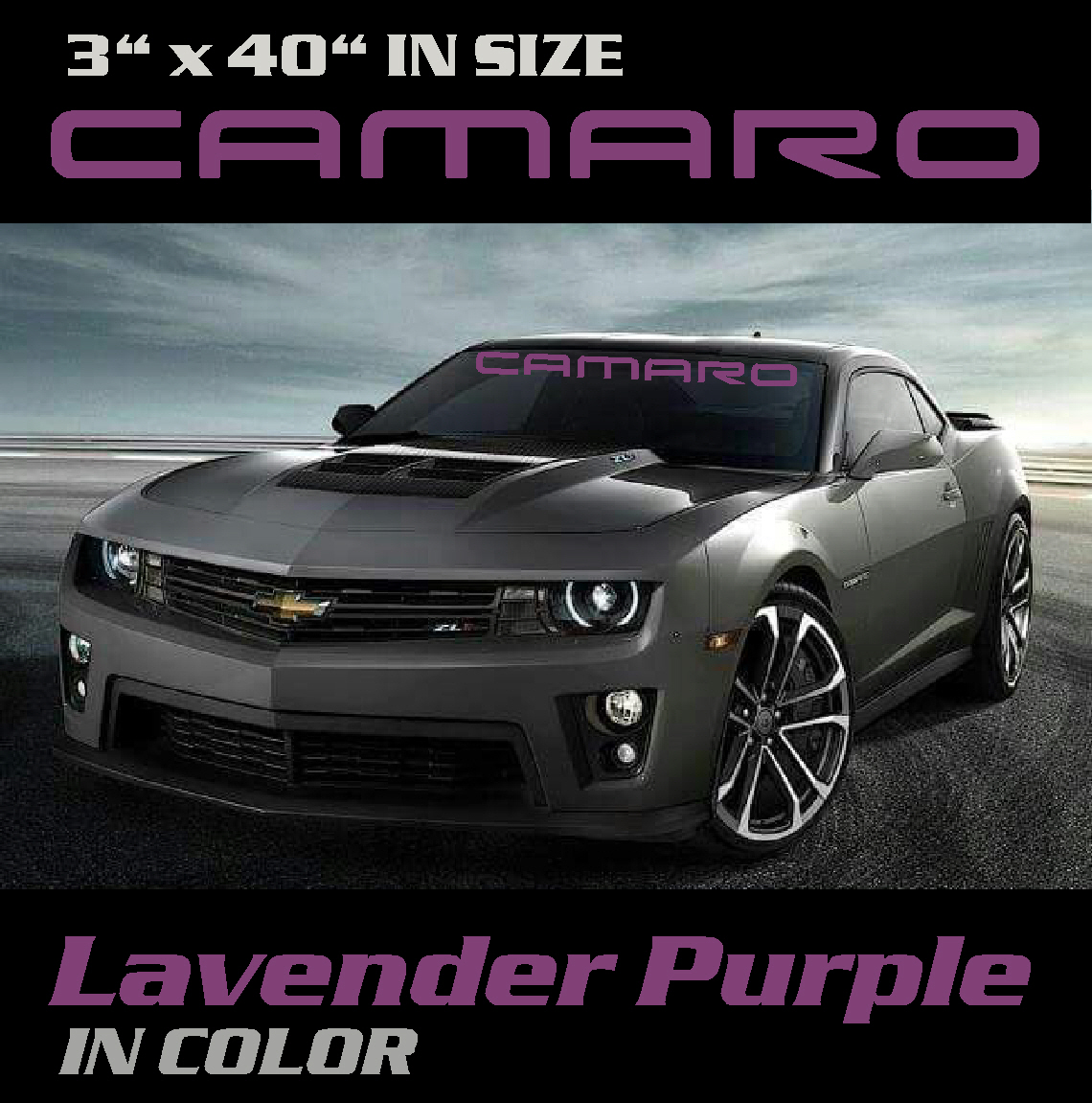 Camaro_Windshield_Banner_Decal_Lavender_